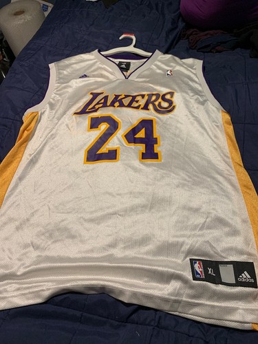 Rare Authentic 23x33 Xl Authentics Kobe Bryant White Jersey