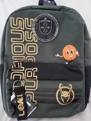 Bioworld Marvel Loki Glorious Purpose Backpack **BRAND NEW**