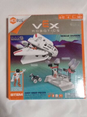 Space Explorers Rescue Division Construction Kit HEXBUG VEX  Stem Based Shuttle