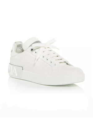 

Женские спортивные кроссовки DOLCE - GABBANA на платформе Argento White Snake, Белый, CK1544AX615
