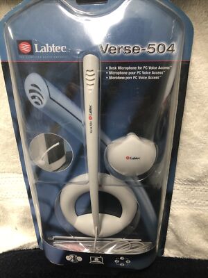Labtec Verse-504 Desk Microphone For PC Voice Access, BRAND New, Free Shipping!
