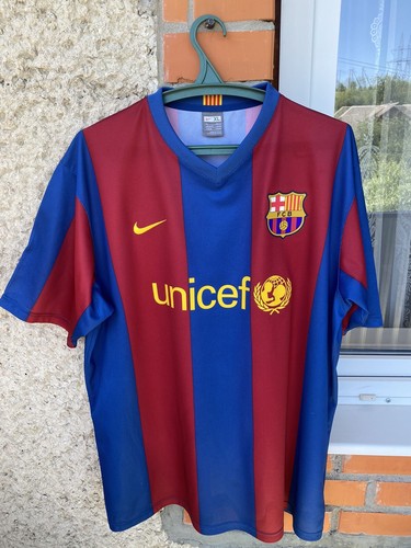 Nike Barcelona 2006 2007 Home Jersey Size XL | eBay