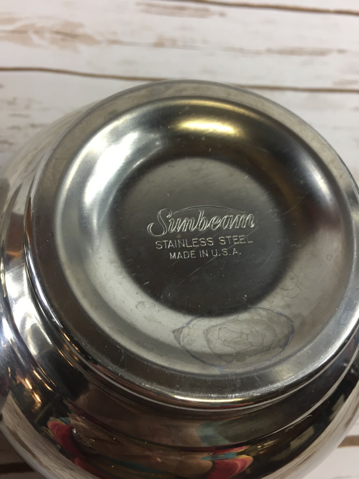 Sunbeam Stainless Steel Mixing Bowl Set ~Fits Mixmaster Oster Kitchen Center USA
