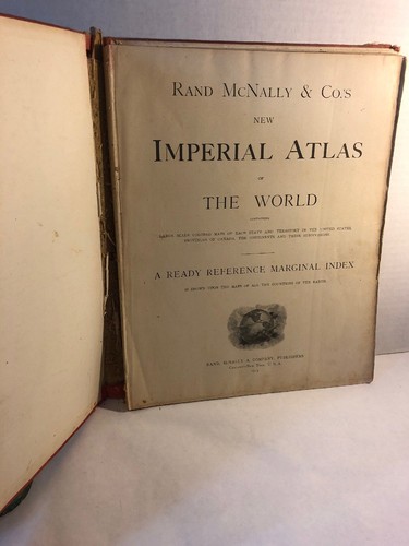 Rand McNally & Co.’s  1913 New Imperial Atlas of The World