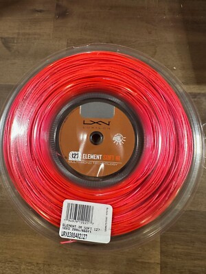 NEW!  Luxilon Element Soft IR  NEW COLOR 127 Reel 16L (1.25mm)  660' ft