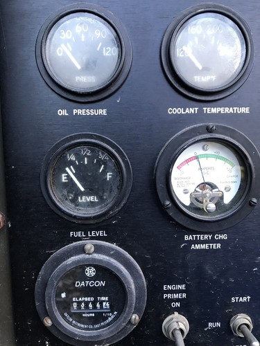 Generator Turbo Diesel 3 Phase 60 KW Allis-Chalmers 344.4 Hours