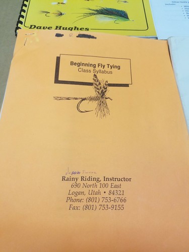 Vintage  Fly Tying Booklets Pamphlets Instruction Sheets