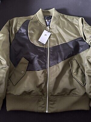 nike sportswear therma fit legacy reversible bomber jacket size large dd6849 030 204235179032