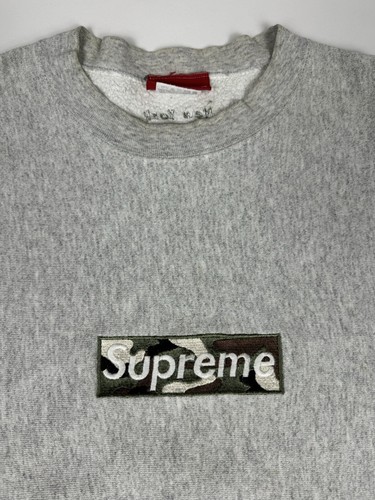 Supreme 1995 1st Anniversary Camo Box Logo Crewneck | eBay Supreme 1995 1st Anniversary Camo Box Logo Crewneck | eBay