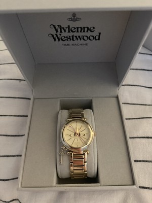 ★Vivienne Westwood★ Orb Logomania VV315LWGGD Vivienne Westwood Logomania Champagne Watch VV315LWGGD