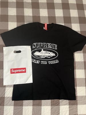 Black Supreme X Cortex Rules The World T Shirt