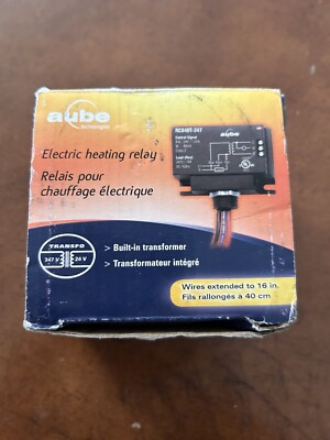 aube technologies electric hesting relay 