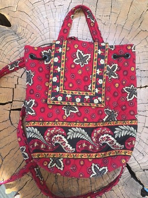 red vera bradley backpack