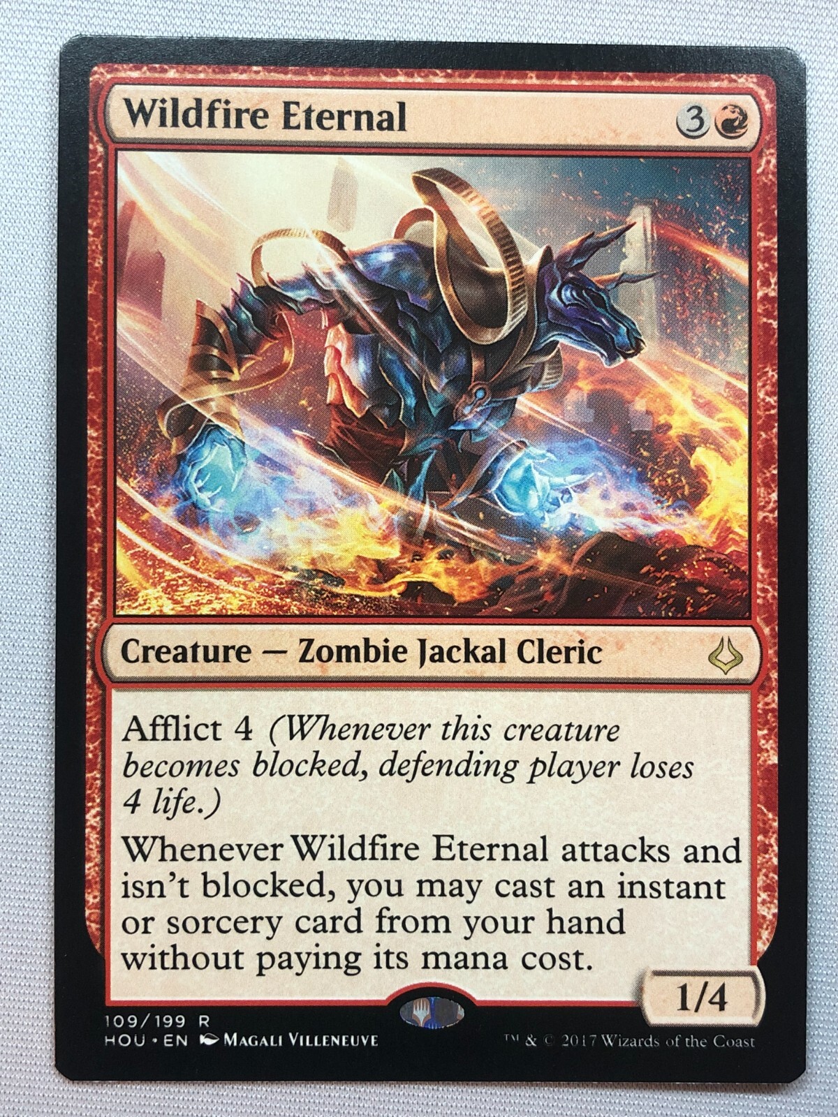Wildfire Eternal 2x FOIL HOU MTG Hour of Devastation Rare MINT red Wildfire Eternal 2x FOIL HOU MTG Hour of Devastation Rare MINT red