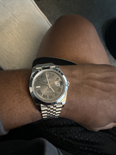 Rolex 126234 Stainless Steel Datejust 36mm Fluted Bezel Blue Rolex 126234 Stainless Steel Datejust 36mm Fluted Bezel Blue