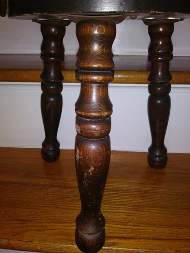 Vintage Wooden Milking Stool