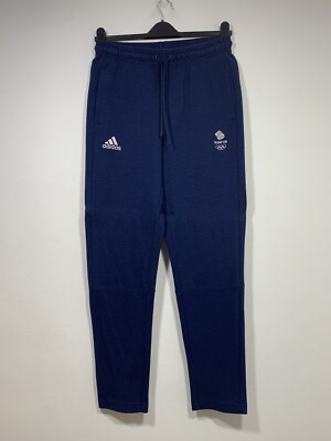 Official Team GB Beijing 2022 Winter Olympic Adidas Jogger Mens Large W34 Blue