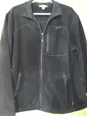 Gander Mountain Guide Series Zip Jacket XL Black Polartec Very Gently Worn