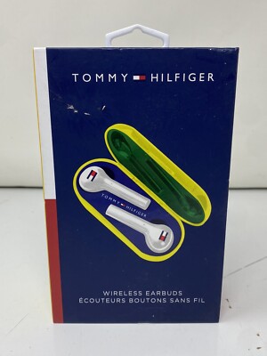 New Factory Sealed Tommy Hilfiger EB666T-TH Wireless Bluetooth Earbuds Flag