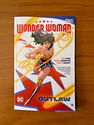 Wonder Woman vol 1 Outlaw TPB Tom King Sampere Brand New Signed By Letterer
