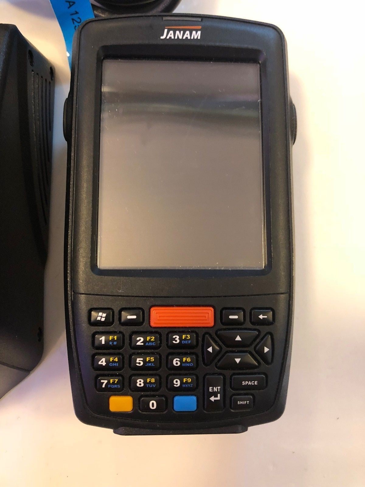 Janam Hand Held Wireless Barcode Scanner - Xm66w-1ngfbv00 w/ Cradle & Charger