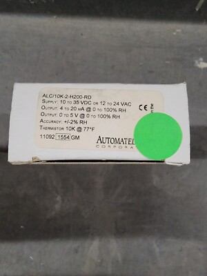 Automated Logic ALC/10K-2-H200-RD Wall Mount Sensor