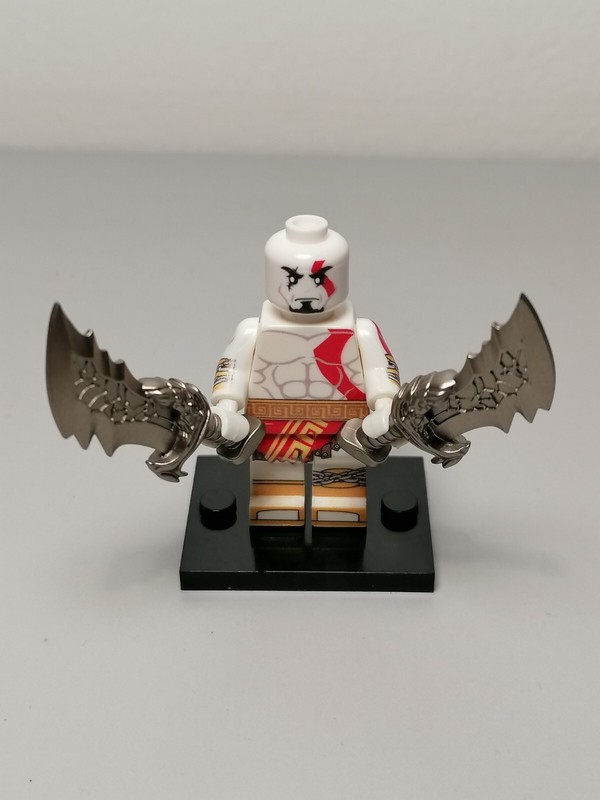 Kratos Minifigure  From Video Game 