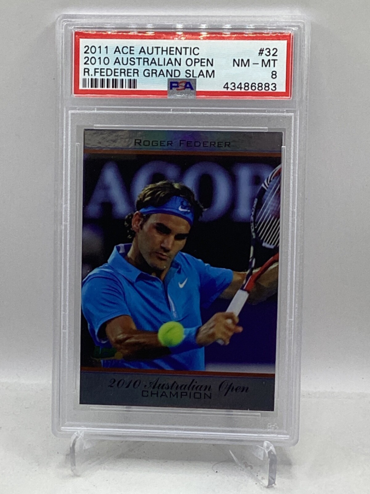 その他 2011 AceAuthentic Roger Federer Card Set 2011 Roger Federer Grand Slam Box Set