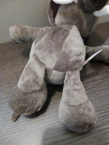 Brown Elephant 9" Animal Stuffed Plush JSQ TOYS  Soft NEW