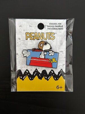 Loungefly Peanuts Snoopy Flying Ace Enamel Pin
