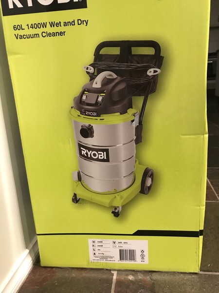 BNIB Ryobi wet and dry vacuum cleaner 