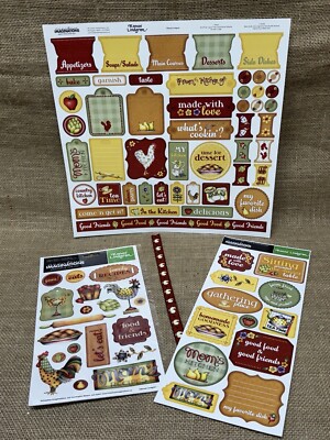 Renae Lindgren Creative Imaginations - Renae s Kitchen Sticker Sheets & Ribbon