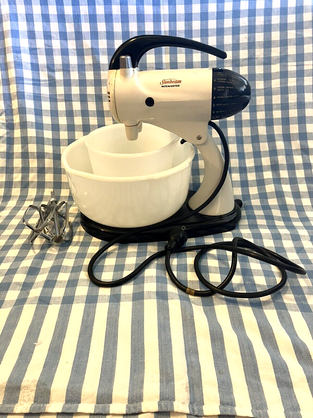 With Two Mixing Bowls