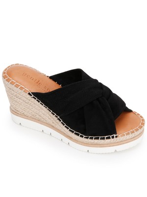 GENTLE SOULS KENNETH COLE Женские черные туфли на танкетке Elyssa 2 на платформе 1-1/2 8,5