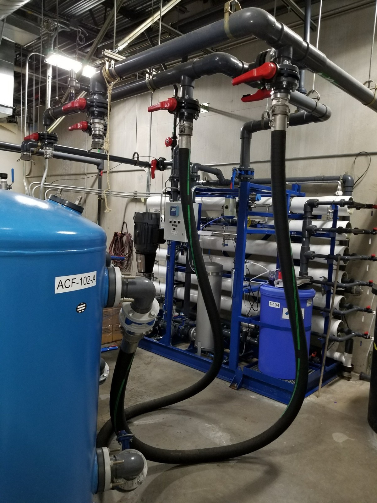 100 GPM Reverse Osmosis Water Treatment Processing System