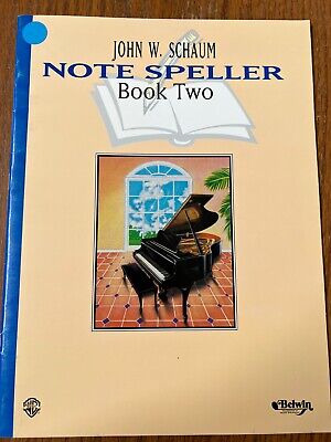 John W. Schaum Note Speller Book Two, elementary piano