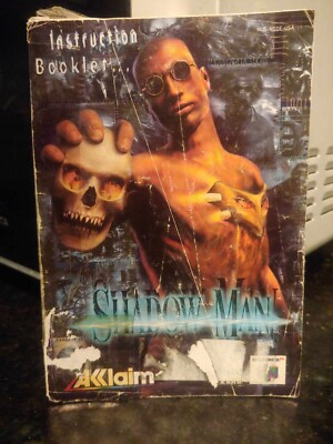 SHADOW MAN Nintendo 64 N64 Game Original ACCLAIM 1999 Instruction Booklet *ONLY*