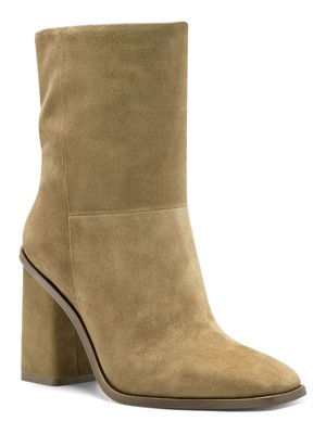 

VINCE CAMUTO Женские коричневые кожаные модельные сапоги на каблуке с разрезом на молнии  M, Коричневый, VC-DANTANIA