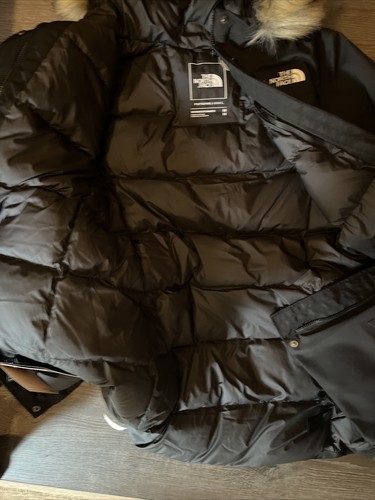 Pre-owned The North Face Womens  Defdown Parka Futurelight Med Down Black Msrp $600