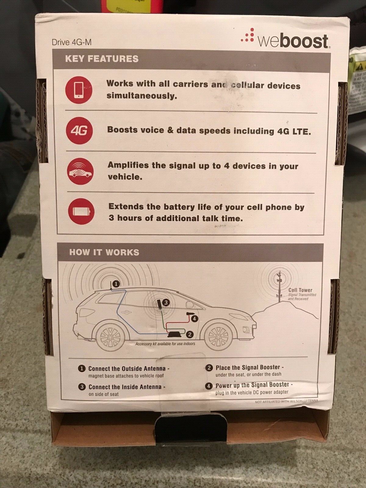 weBoost Drive 4G-M (470108) - Used WITH ORIGINAL BOX & MANUALS
