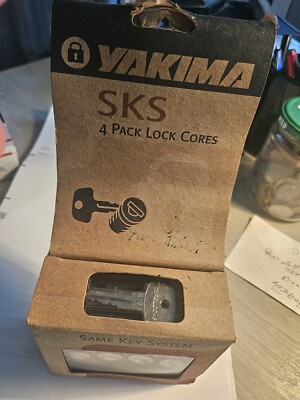 Yakima SKS Lock Cores 4 Pack W/ Keys New In Box 