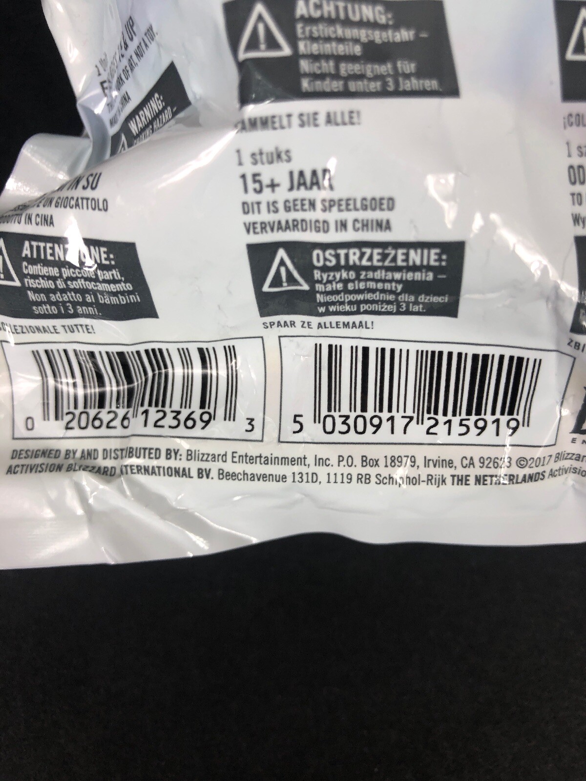 Blizzard Overwatch Backpack Hangers Mystery Pack - Lot of 4