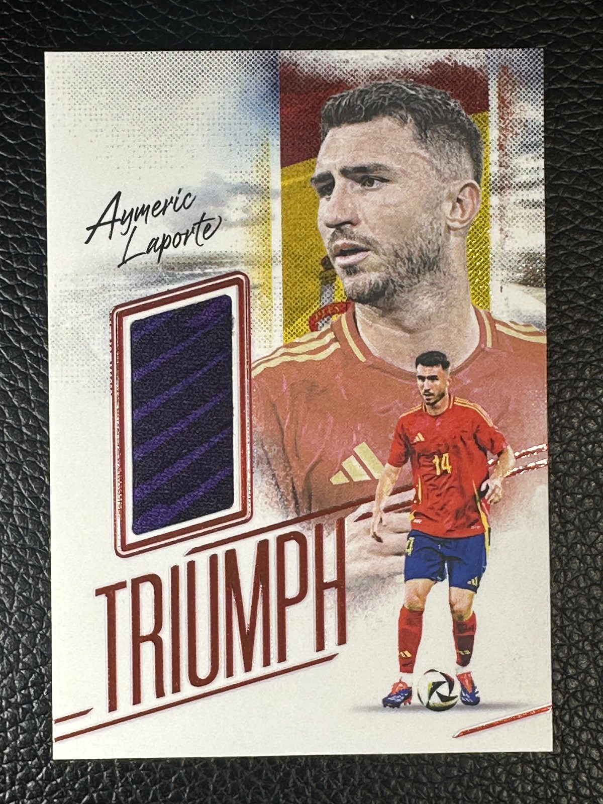 2025 Futera Triumph Aymeric Laporte 1/2 Jersey