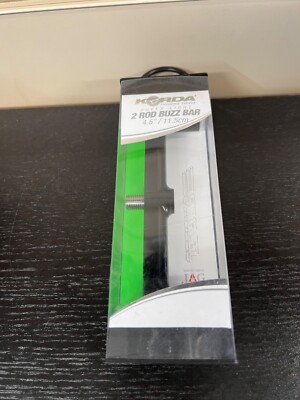KORDA SINGLEZ RANGE - BLACK - 2 ROD BUZZ BAR - 4.5ins/11.5cm