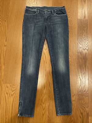 KSUBI Super Skinny Ankle Zip Low Rise Jeans Size 29 Color Vintage Indigo