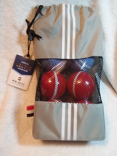 Mini Bocce Set Of 8 Wooden Balls NEW