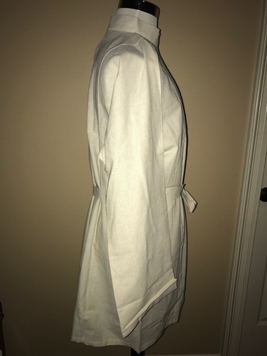 Kosovorotka Traditional Russian Man Shirt Skewed Collar Zhivago 52/54 Linen Belt