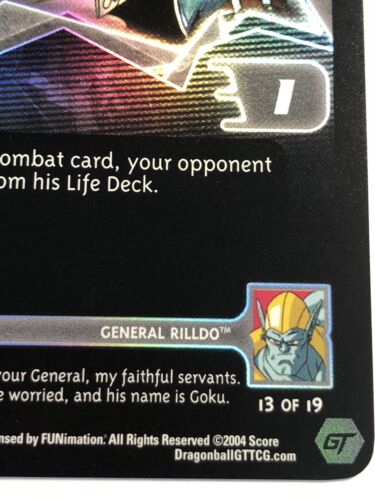 Black Leadership Drill 182 LIMITED FOIL RARE Dragonball GT Baby Saga Card