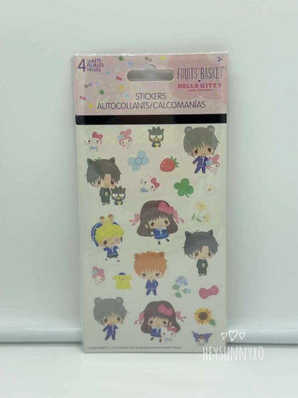 Fruits Basket Hello Kitty and Friends Stickers