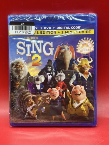 Sing 2 (Blu-ray, 2021) New/Sealed Sing 2 (Blu-ray, 2021) New/Sealed
